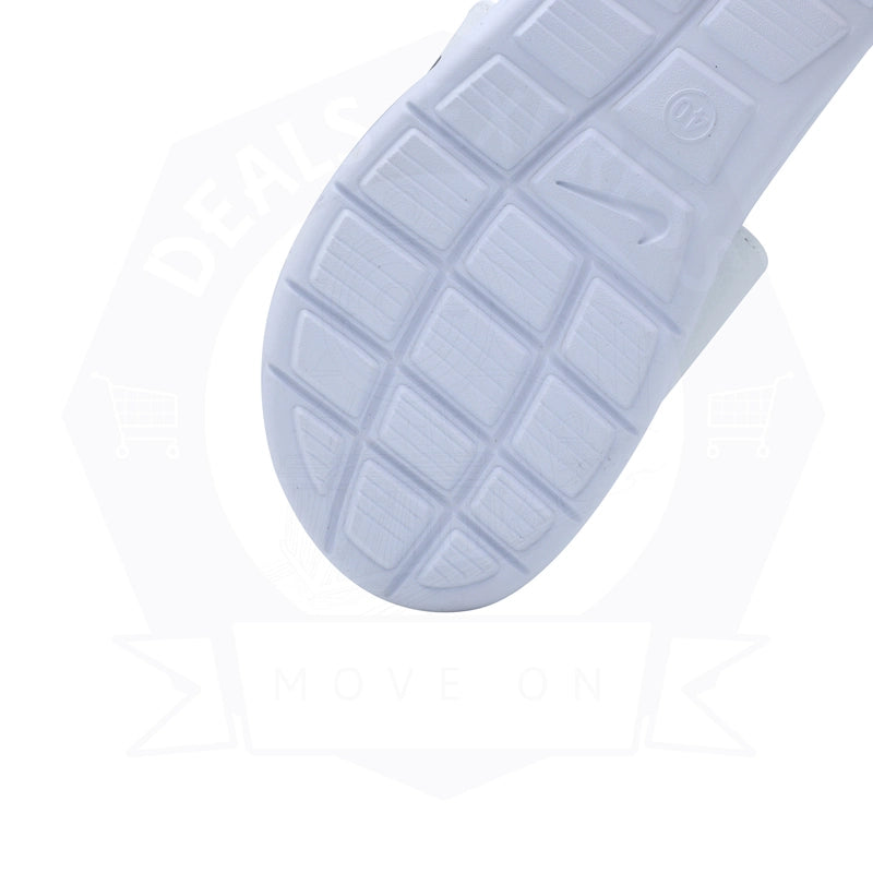 NIKE FOAMED SLIDS WHITE