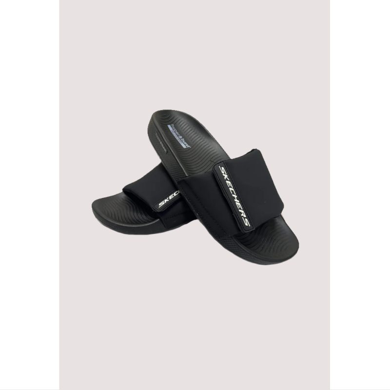 SKECHERS BLACK COMFORT SOFT SLIPPER