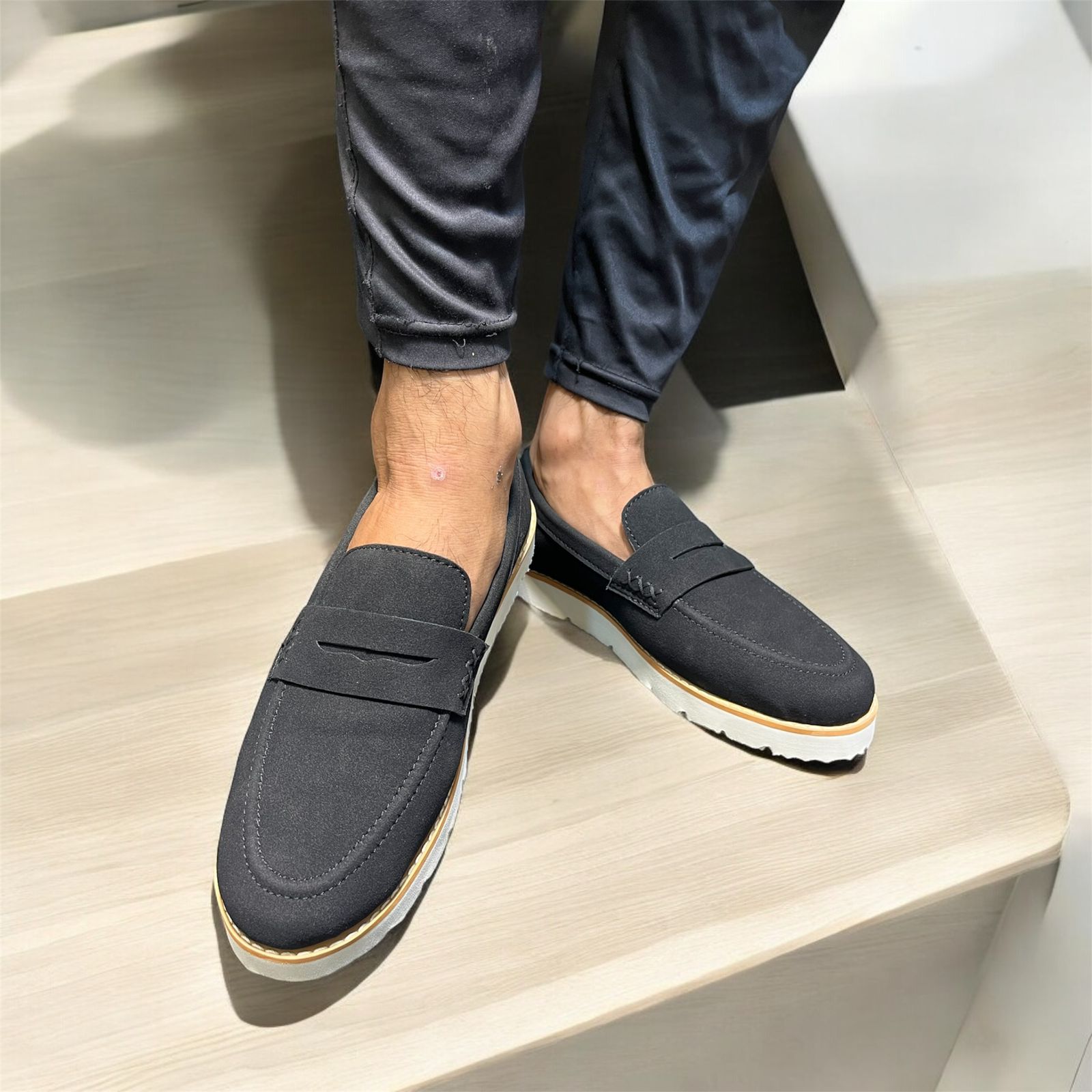 LATEST LOFFER SHOES COLOR BLACK