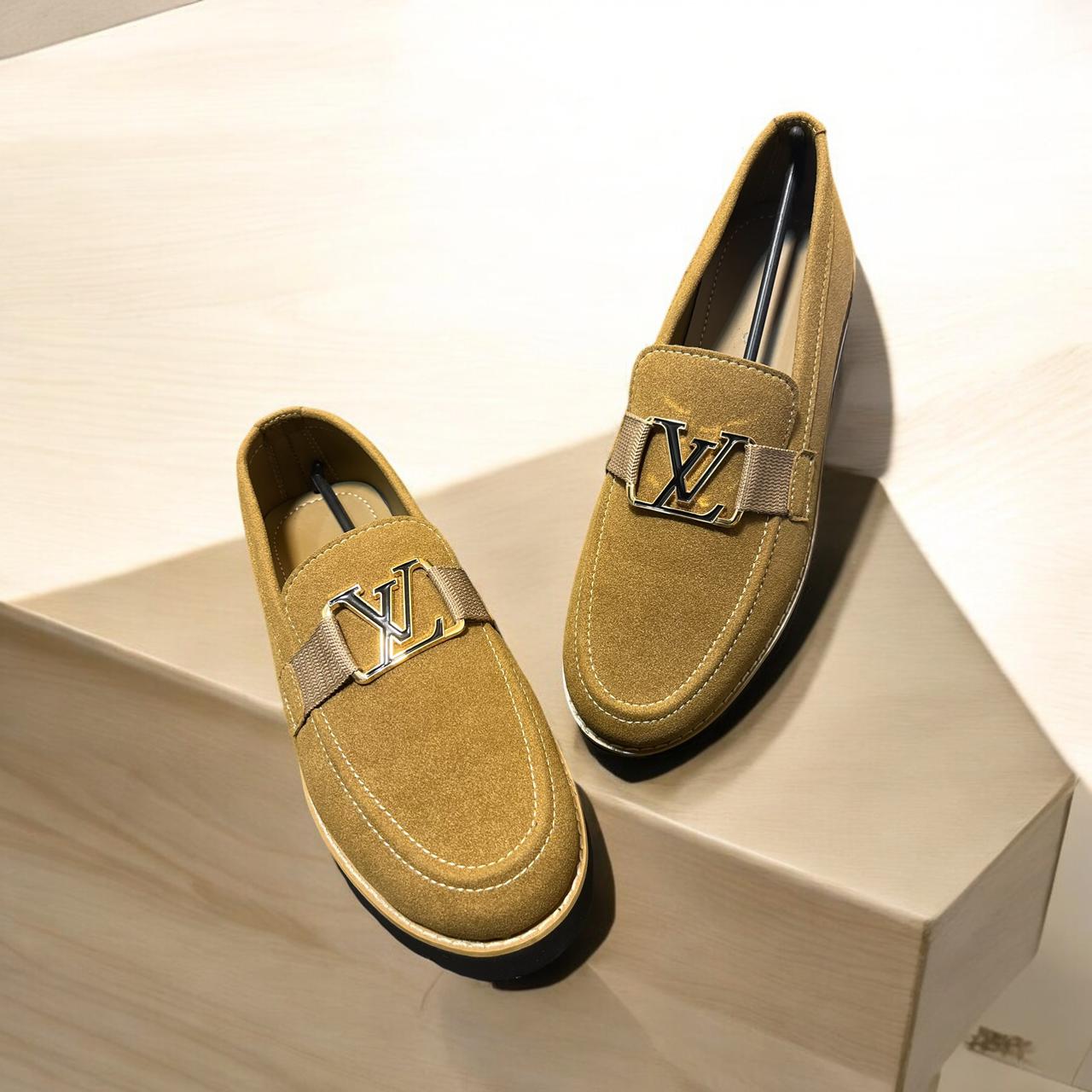 LATEST ARTICLE OF LV LOAFERS BROWN COLOR