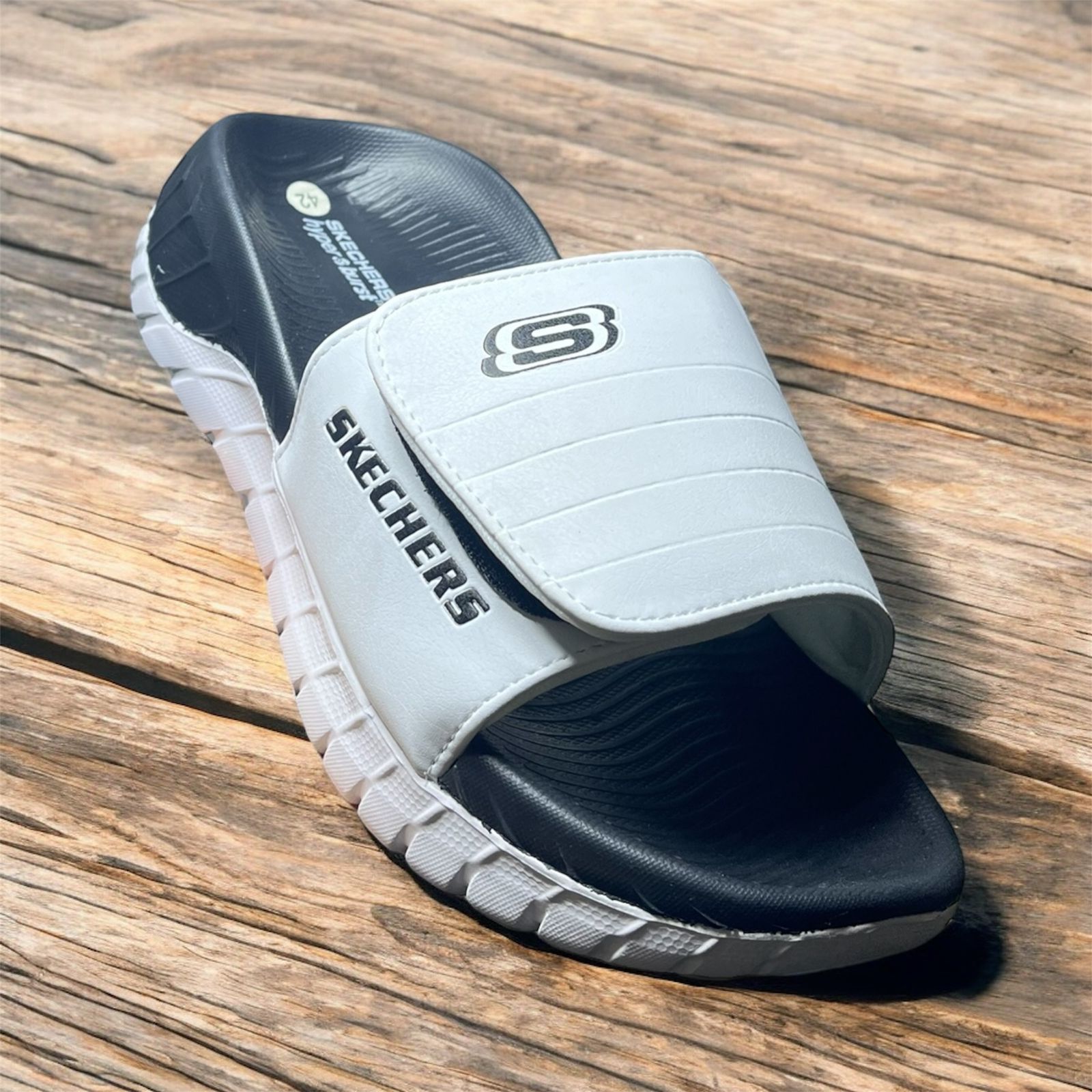 IMPORTED SKETCHER GO WALK SLIDES (USA2 WHITE )