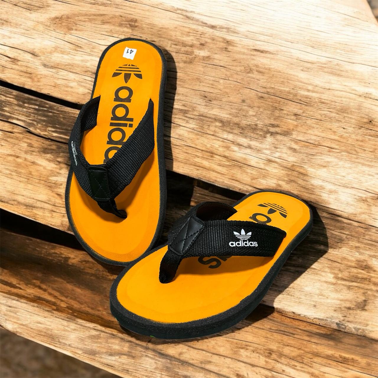ADDIDAS FLIP FLOP SUMMER  SLIPPER ORANGE COLOR