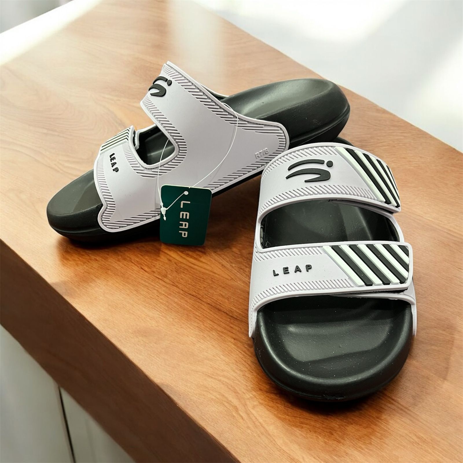 LEAP DOUBLE STRAPS PURPLE BLACK