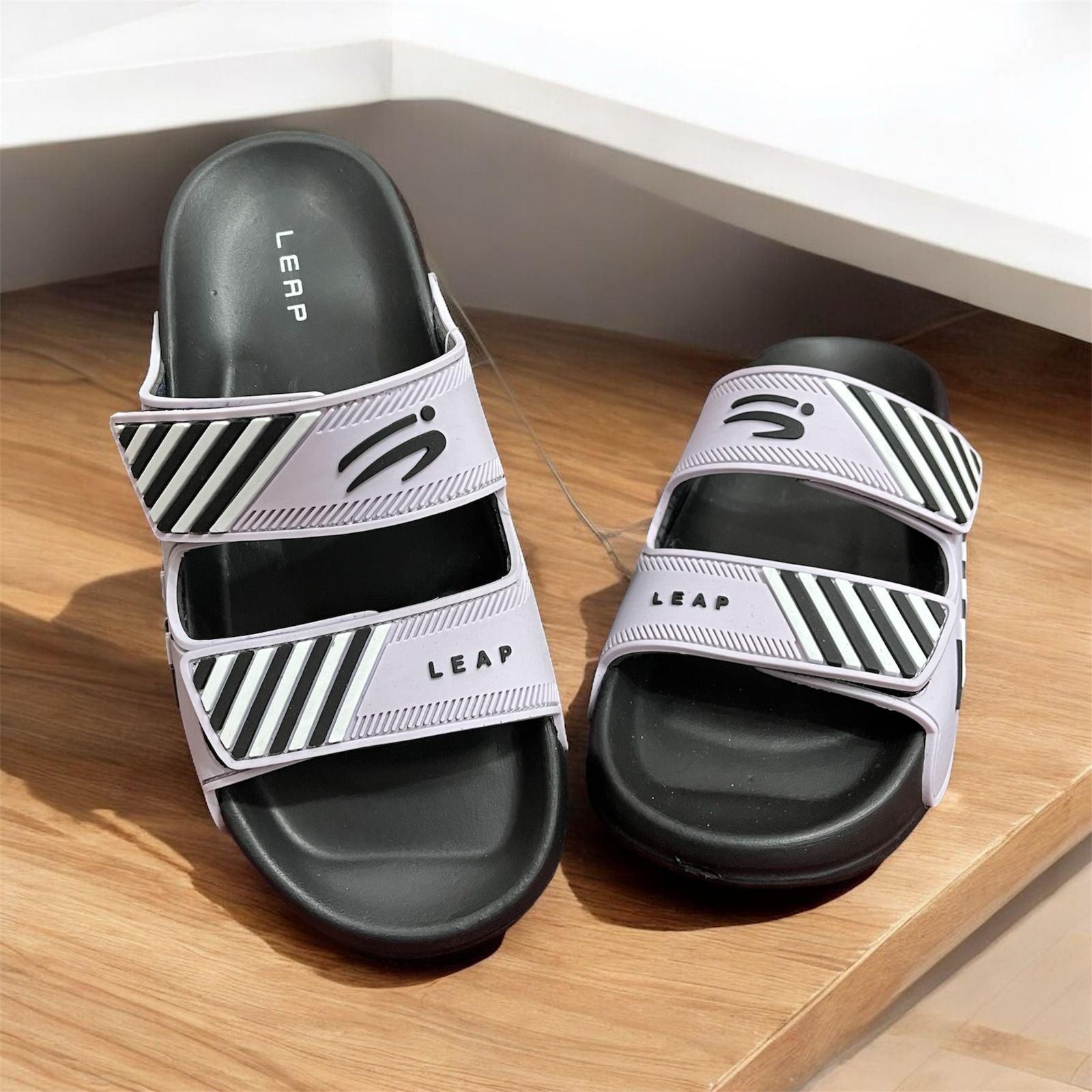 LEAP DOUBLE STRAPS PURPLE BLACK