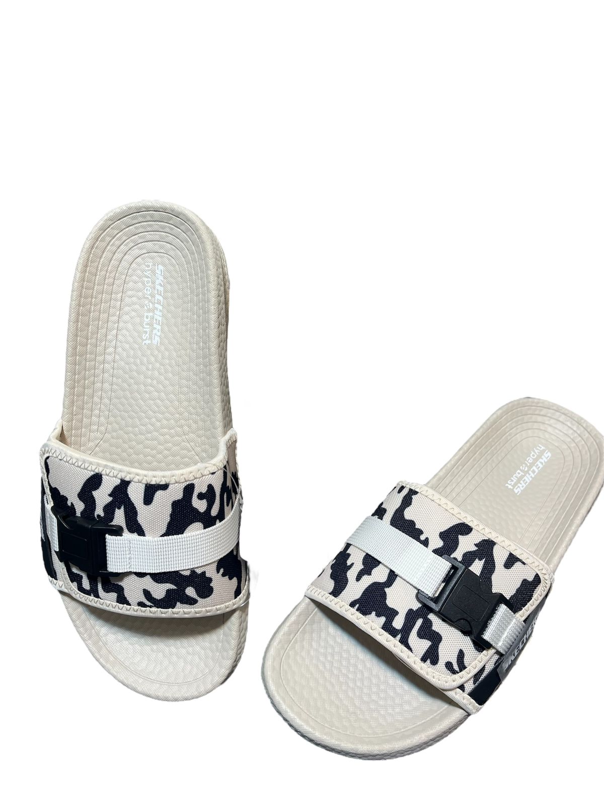 SKETCHERS SLIDS CAMO CREAM