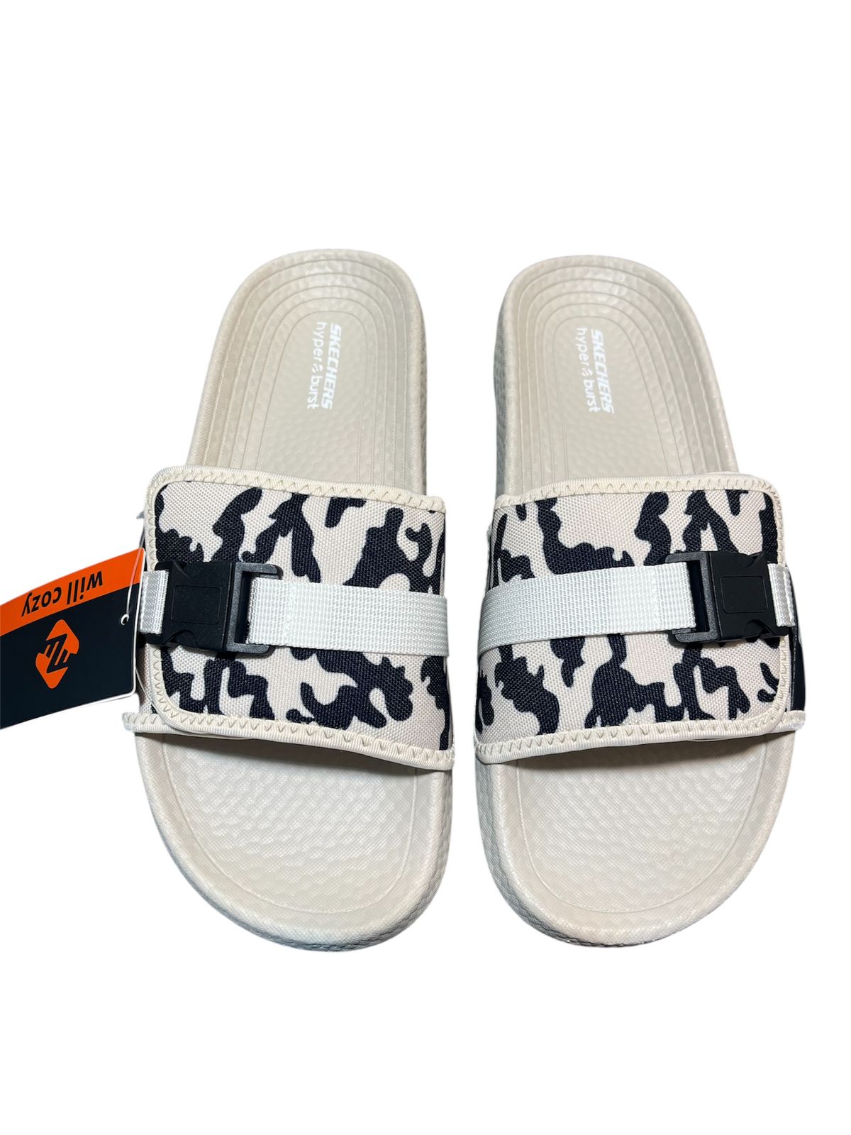 SKETCHERS SLIDS CAMO CREAM