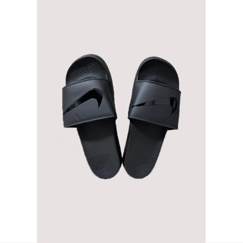 NIKE FULL DARK GREY  TICK REBELLION ADELIDE SLIDE